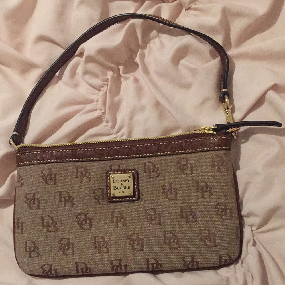 Authentic Dooney and Bourke Monogram Mini Purse